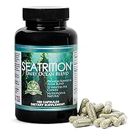 Seatrition Immune Thyroid Support Pure 12 Whole Seaweed Plants Vegan Friendly Natural Multi Vitamin Sea Minerals Wholefood Nutrition Supplement 180 Veg Capsules (2 Month Supply)