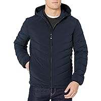 Andrew Marc Men's Delavan Ultra Stretch Packable Hooded Jacket