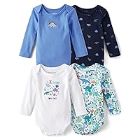 The Children's Place Baby Boy's and Newborn Long Sleeve Bodysuits