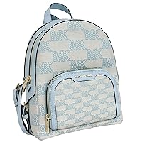 Michael Kors Jaycee Medium Logo Backpack (Vista Blue)