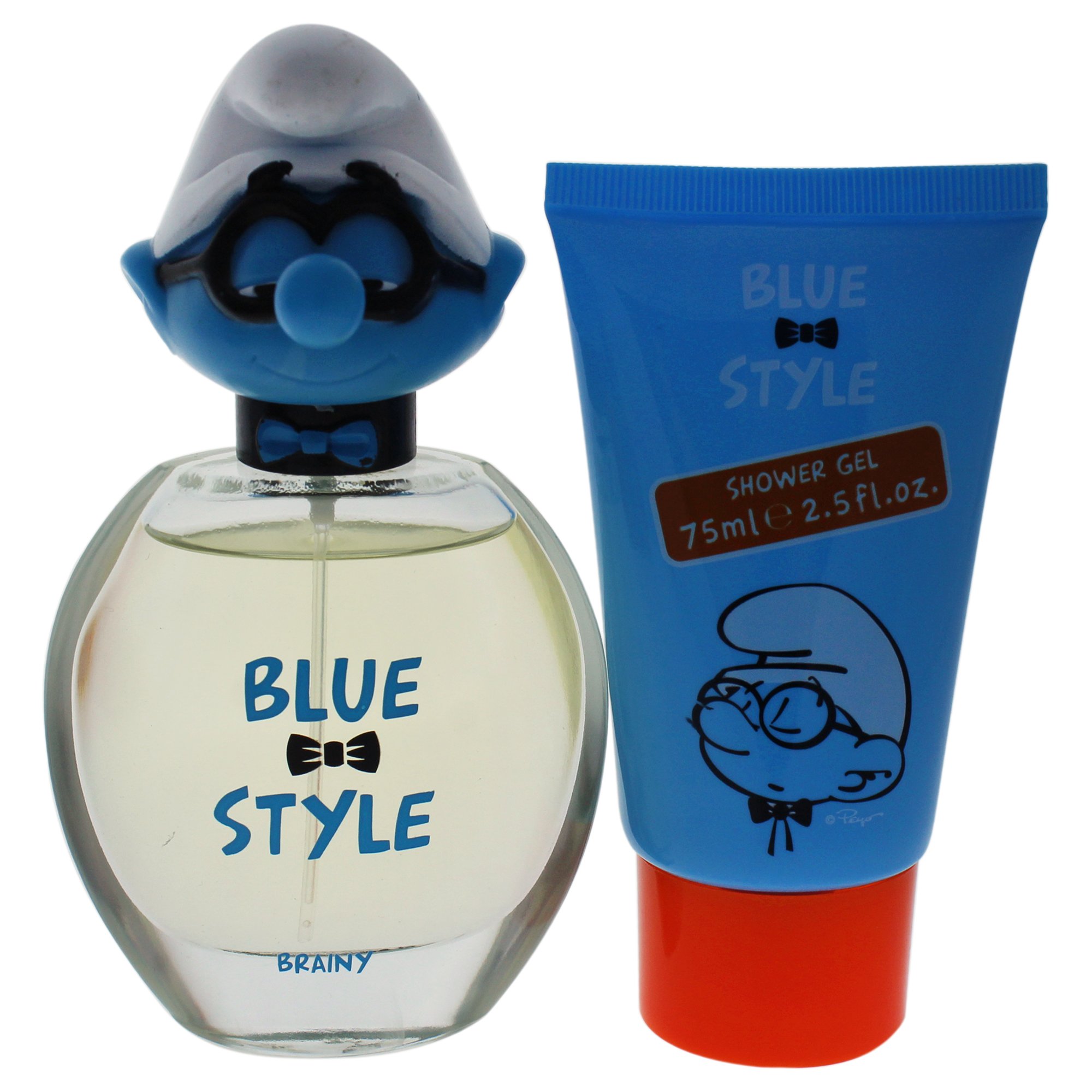 First American Brands The Smurfs Blue Style Brainy 2 Pc Gift Set