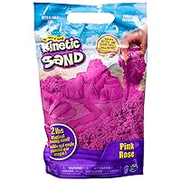 Kinetic Sand, The Original Moldable Sensory Play Sand, Pink, 2 lb. Resealable Bag, Ages 3+