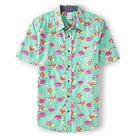 Gymboree Boys' Dad and Son Matching Short Sleeve Button Up Shirt