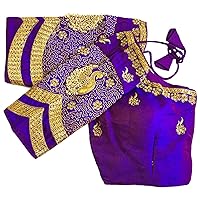 Phantom Silk Handwork Designer Saree Sari Heavy Embroidery Peacock Khatli Work with Stone Work Readymade Blouse