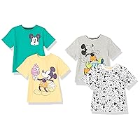 Amazon Essentials Disney | Marvel | Star Wars | Frozen Boys and Toddlers' Short-Sleeve T-Shirts (Previously Spotted Zebra)