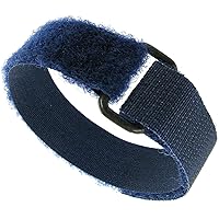 17mm Nylon Sports Wrap Navy Blue Watch Band Strap