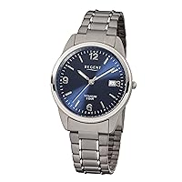 Regent Men's Quartz Watch 11090247 with Metal Strap