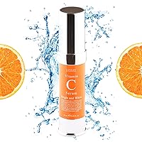 Lansley Natural Vitamin C Serum - Best Organic Korean Serum with Vitamin C, E, Collagen, and Advanced formula, Acne Scar and Wrinkles Removal, Anti-Aging - All Skin Types, 20ml (new)