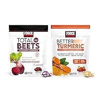 Total Beets Soft Chews, 60 Chews & Better Turmeric Joint Support Supplement, 60 Soft Chews