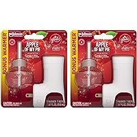 Plugins Scented Oil Refill - Apple of My Pie - 1 Count Refill & 1 Count Oil Warmer Per Package - Pack of 2 Packages