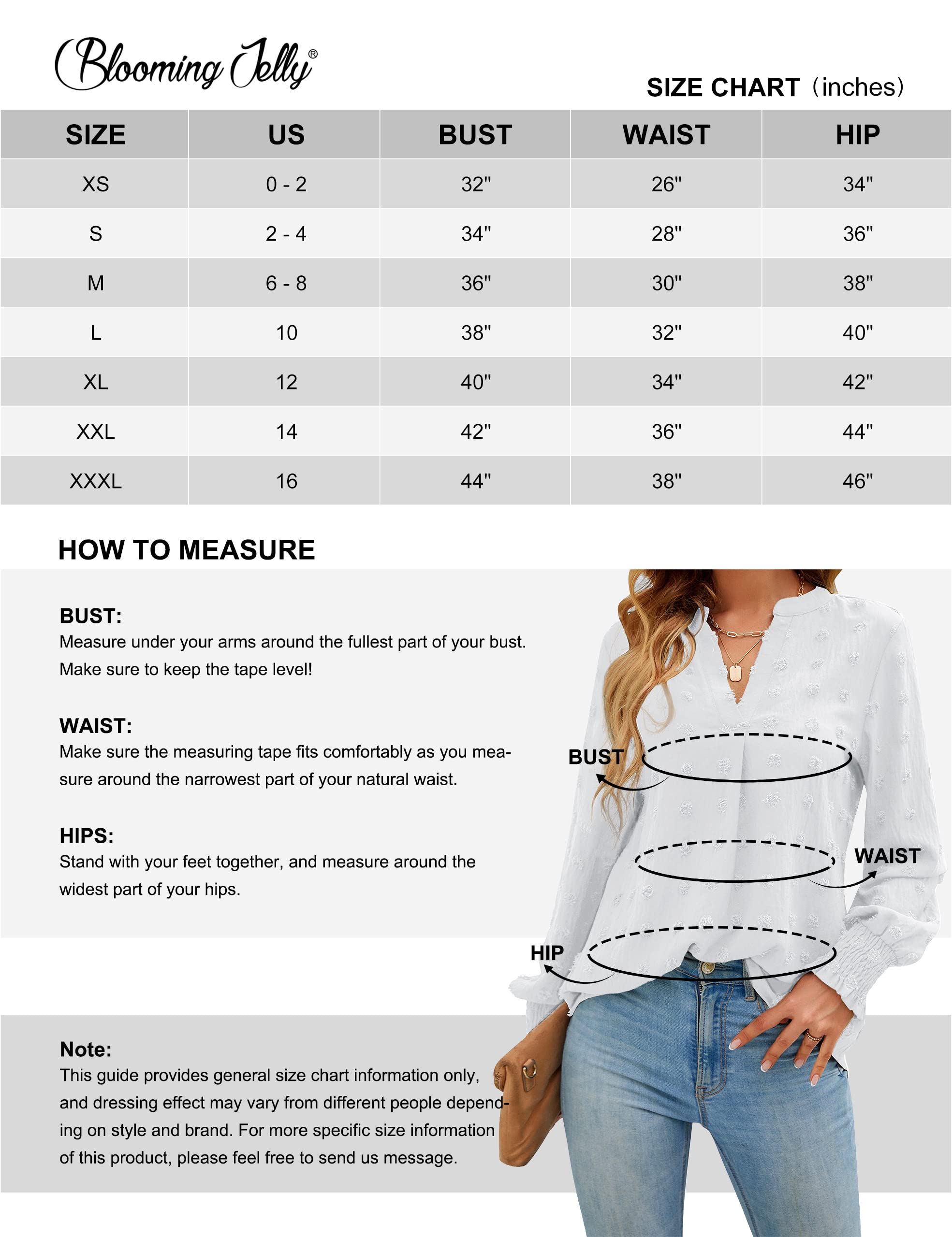 Blooming Jelly Womens Business Casual Tops Long Sleeve V Neck Dressy Office Work Shirt Chiffon Blouse