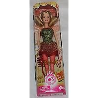 Barbie Christmas Ballerina in Glitter Green and Red