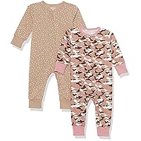 Hanes Unisex-Baby Hanes Suits, Ultimate Baby Flexy Knit Pajamas, Play And Sleep 2-Pack