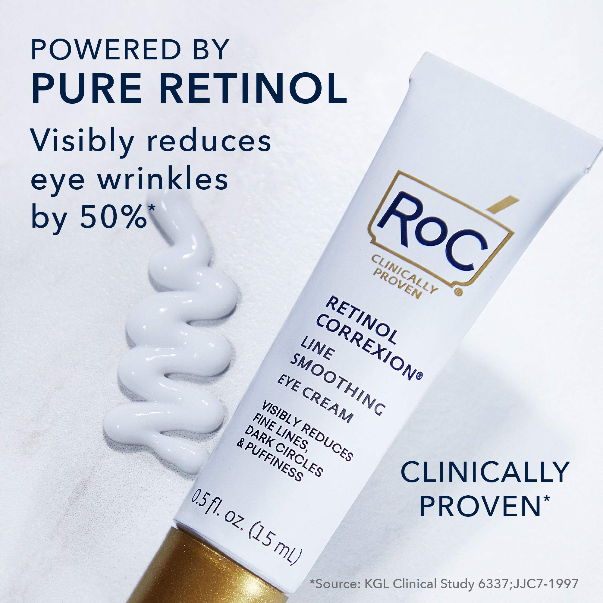 Mua RoC Retinol Correxion Line Smoothing Under Eye Cream for Dark Circles &  Puffiness 0.5 oz (Packaging May Vary) Eye Bag Treatment Anti Aging Cream  trên Amazon Mỹ chính hãng 2022 | Giaonhan247