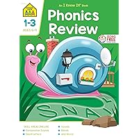 School Zone - Phonics Review 1-3 Workbook - 64 Pages, Ages 6 to 9, Grades 1 to 3, Combination Sounds, Short Letters, Vowels, and More (School Zone I Know It!® Workbook Series) School Zone - Phonics Review 1-3 Workbook - 64 Pages, Ages 6 to 9, Grades 1 to 3, Combination Sounds, Short Letters, Vowels, and More (School Zone I Know It!® Workbook Series) Paperback