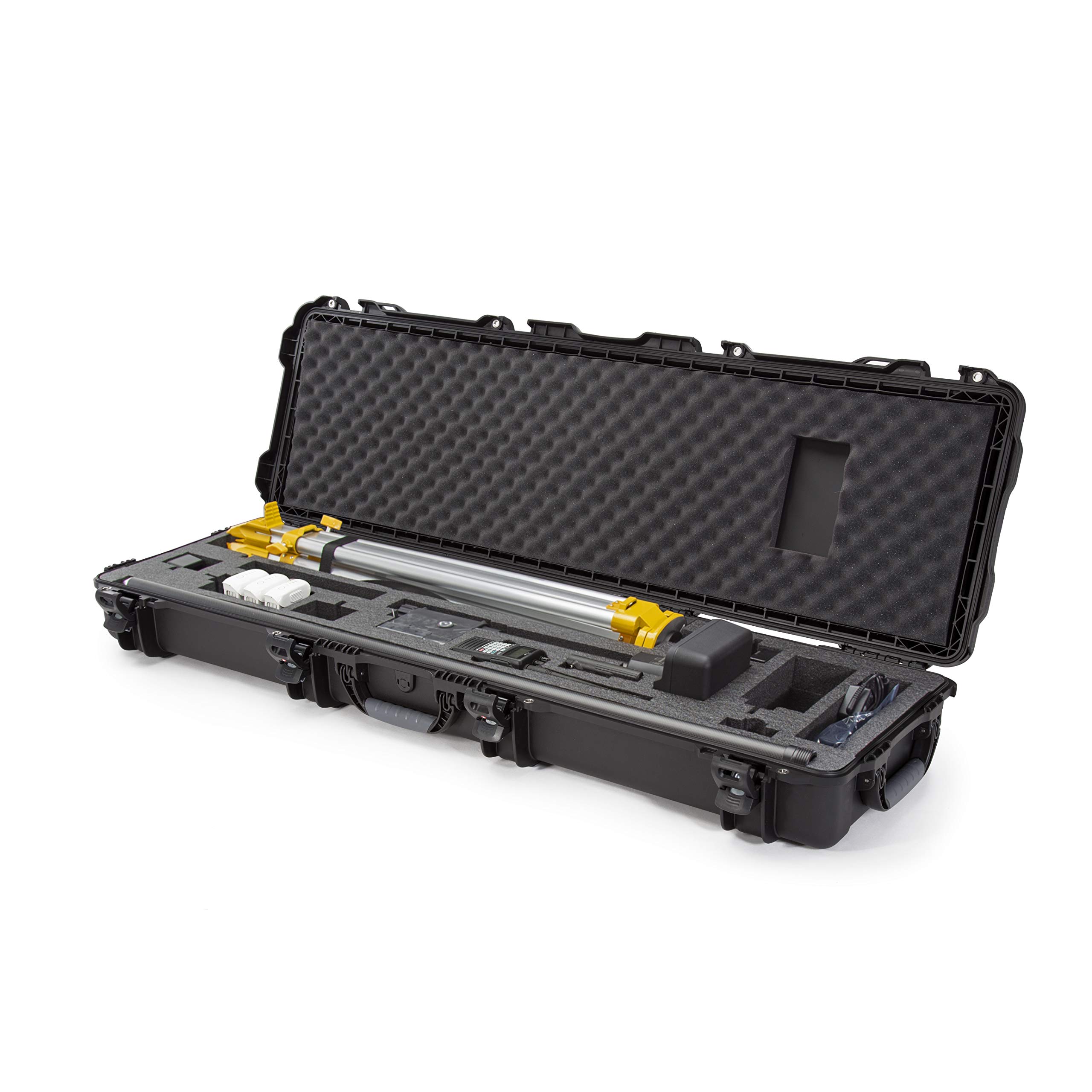 Nanuk 995 Waterproof Hard Case with Custom Foam Insert for DJI Ground Station RTK w/Wheels - Black (995-RTK1)