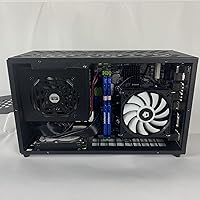 Computer Case Metal Mini ITX Mother Board Test Bench Gaming PC Case Support ATX and SFX Power Supply Portable Metal Lightweight