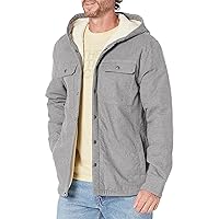 Men's Lined Hooded Campshire Shirt (US, Alpha, XX-Large, Regular, Regular, Tnf Medium Grey Heather)