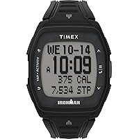 Timex Ironman® T300+ Activity Tracking Sports Watch - Black Strap Digital Dial Black Case