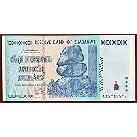 2008 - Zimbabwe 100 Trillion Paper Uncirculated