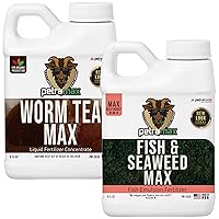 PetraTools Worm Tea for Gardening Soil (8 Oz) Liquid Fish & Seaweed Fertilizer (8 Oz)