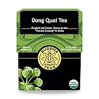 Buddha Teas Organic Dong Quai Tea - OU Kosher, USDA Organic, CCOF Organic, 18 Bleach-Free Tea Bags