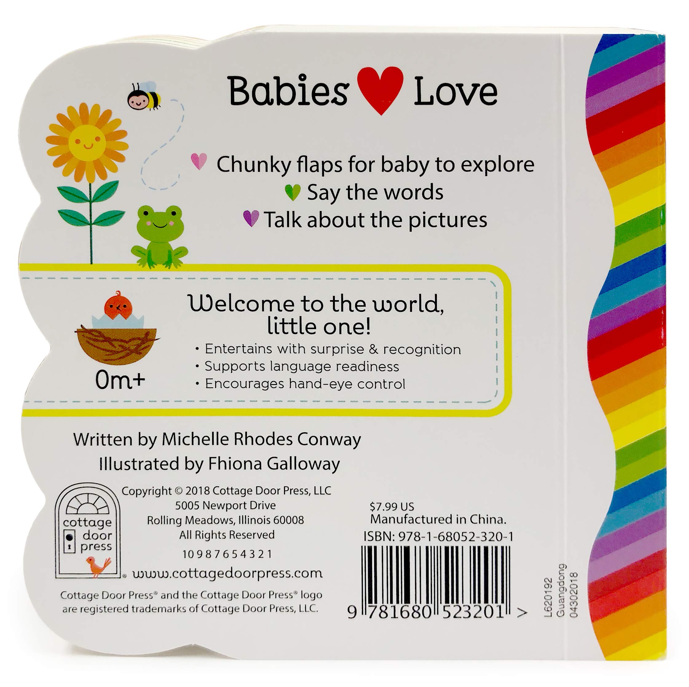 Babies Love Colors - A First Lift-a-Flap Board Book for Babies and Toddlers Learning about Colors (Chunky Lift a Flap)