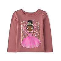 The Children's Place girls Long Sleeve Graphic T shirt