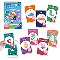 Ravensburger Peppa Pig My First Flash Card Game for Kids Age 4 Years Up - Ideal for Early Learning, Object Recognition, Alphabet, Reading and Spelling