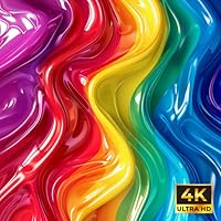 Abstract 4K Screensaver: Mesmerizing Abstract Colors and Silk Liquid Art Color Explosion with Relaxing Music