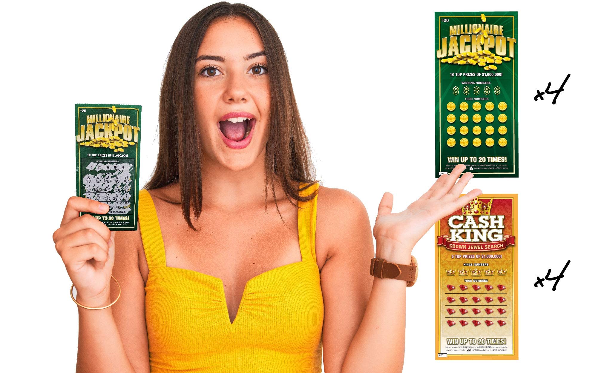 Mua 8 Fake Lottery Tickets and Scratch Off Cards that Look Real - Funny  Prank Gag Set - Winning $1 Million Lottery Ticket - Hilarious and Shocking  Pranks will have your Friends