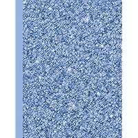 Blue Glitter Composition Notebook: 8.5 X 11 Standard College Ruled Paper Lined Journal, Blue Glitter Cover - A Great Gift For First-year Students