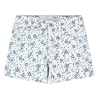 Levi's® Girl's Girlfriend Fit Printed Shorty Shorts (Big Kids)