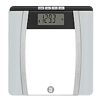 Weight Watchers Scales by Conair Scale for Body Weight | Digital Bathroom Scale with Body Fat, Muscle and BMI in Large Display Black