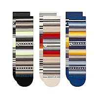 Stance Curren Crew (Large,Blue) [3 pack]