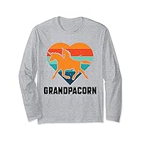 grandpacorn grandpa unicorn Long Sleeve T-Shirt