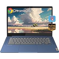 Lenovo 2023 Newest Slim 3 Chromebook Laptop for Business Student, 14'' FHD Touchscreen, 8-Core MediaTek Kompanio 520 Processor, 4GB RAM, 64GB eMMC, 128GB Micro SD Card, Wi-Fi6, Bluetooth, Chrome OS