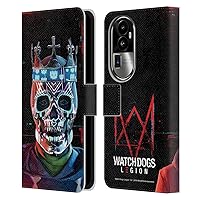 Head Case Designs Officially Licensed Watch Dogs Legion Ded Sec Key Art Leather Book Wallet Case Cover Compatible with Oppo Reno10 Pro+