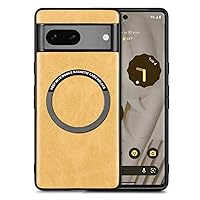 Magnetic Case Compatible with Google Pixel 7 Case,Hard PC+PU Leather Compatible with Google Pixel 7 Case,Ultra Slim Shockproof Protective Phone Case,Anti-Fingerprint Anti-Scratch Case Shockproof prote