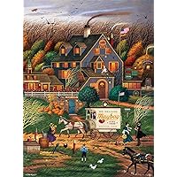 Charles Wysocki - Secret Passage Inn - 1000 Piece Jigsaw Puzzle for Adults Challenging Puzzle Perfect for Game Nights - Finished Size 26.75 x 19.75