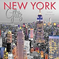 Graphique 2024 New York Glitz Wall Calendar | 12” x 12” | Thick Paper | Home & Office Organizer | Large Monthly Grid | 3 Languages & Marked Holidays | 4 Month Preview Page for 2025
