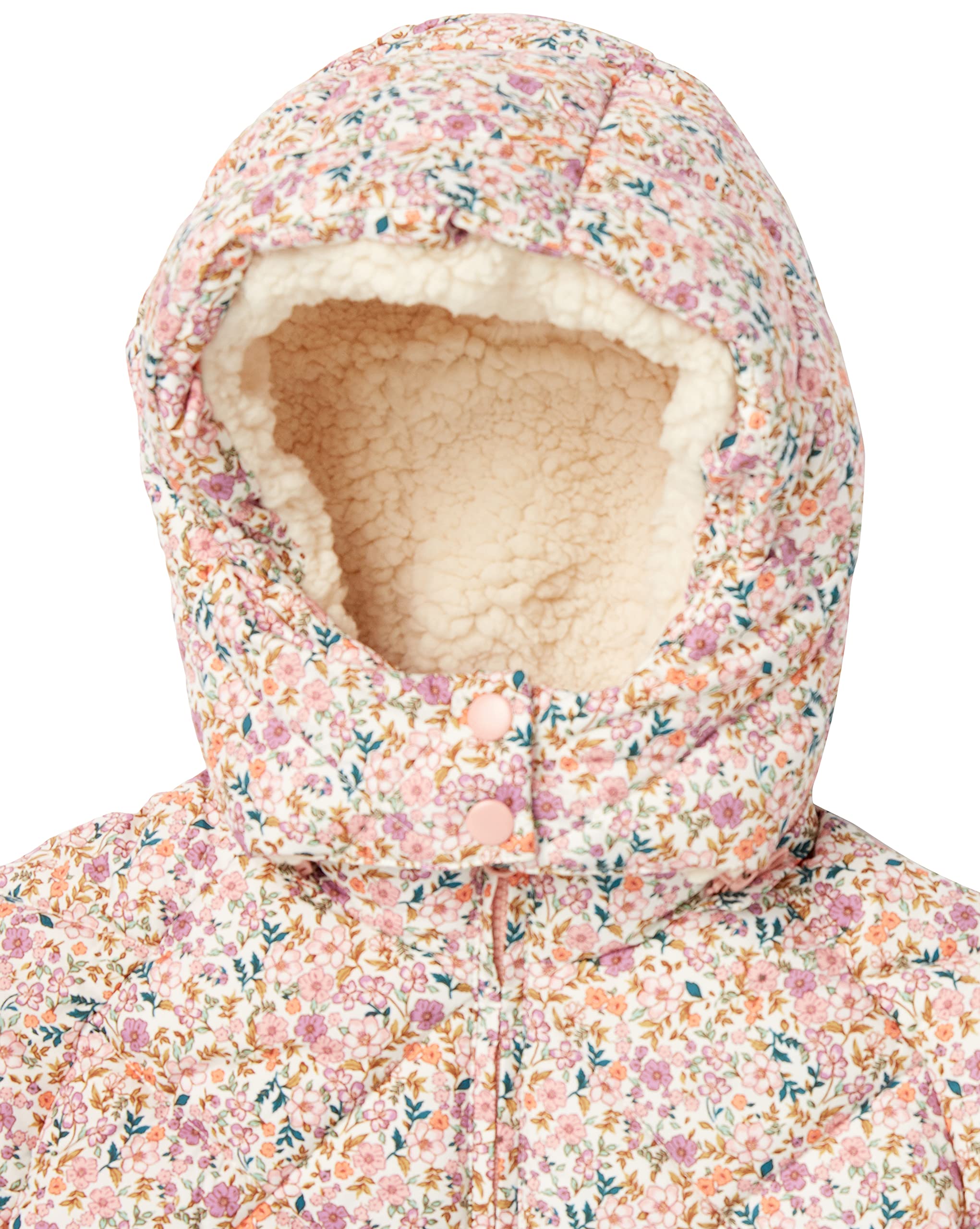 Amazon Essentials Girls and Toddlers' Long Quilted Cocoon Puffer Coat