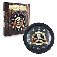 SAFE 39015 No Beer Before Four Clock Funny Wall Clock – No Beer Before 4 Clock for Your Party Room with Sound 32 cm