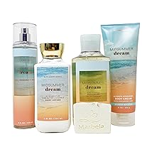 Midsummer Dream - Deluxe Gift Set- Fine Fragrance Mist, Body Cream, Shower Gel and Body Lotion With a Natural Oats Sample Soap.