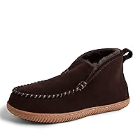 Fireside by Dearfoams Men's Rockhampton Indoor/Outdoor Shearling Boot Slipper