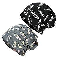 JarseHera Womens Slouchy Beanie Cotton Chemo Caps Cancer Headwear Hats Turban