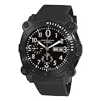 Hamilton Men's H78686333 Khaki Navy BelowZero Black Chronograph Dial Watch