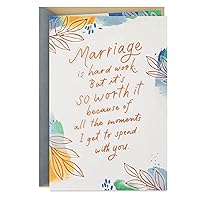 Hallmark Anniversary Card for Husband or Wife (Worth It)