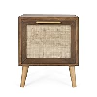 Christopher Knight Home Hulett END Table, Walnut + Natural