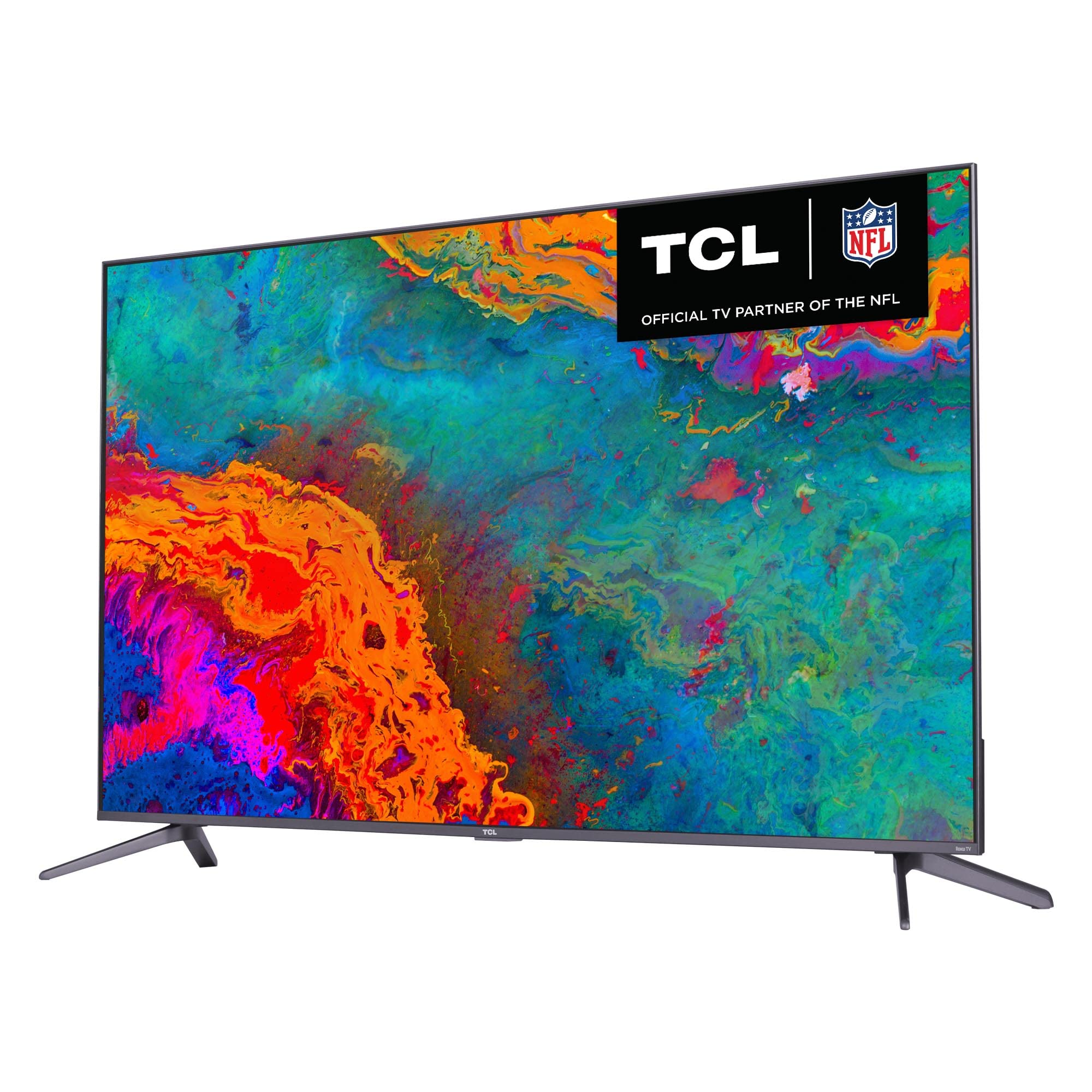 TCL 55-inch 5-Series 4K UHD Dolby Vision HDR QLED Roku Smart TV - 55S535, 2021 Model